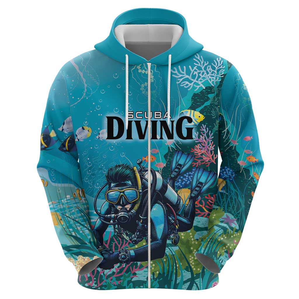Personalized Scuba Diving Hoodie Explore The Depths Discover Yourself LT01
