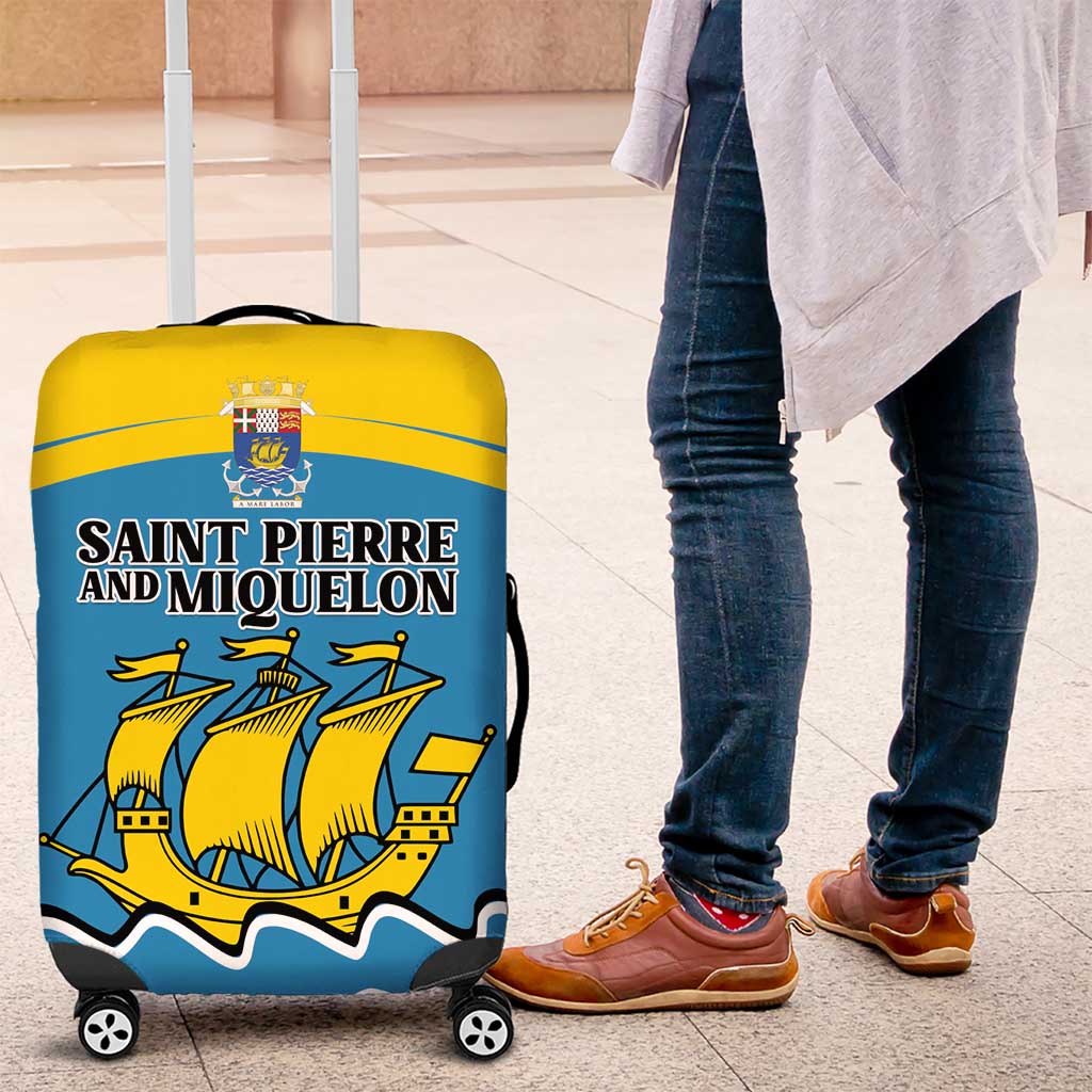 Saint Pierre and Miquelon Luggage Cover A Mare Labor LT01