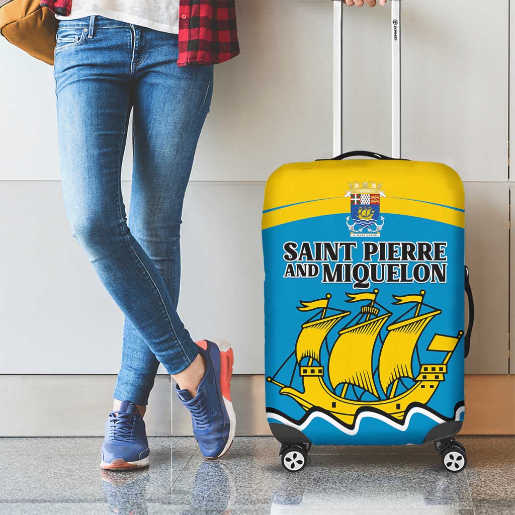 Saint Pierre and Miquelon Luggage Cover A Mare Labor LT01
