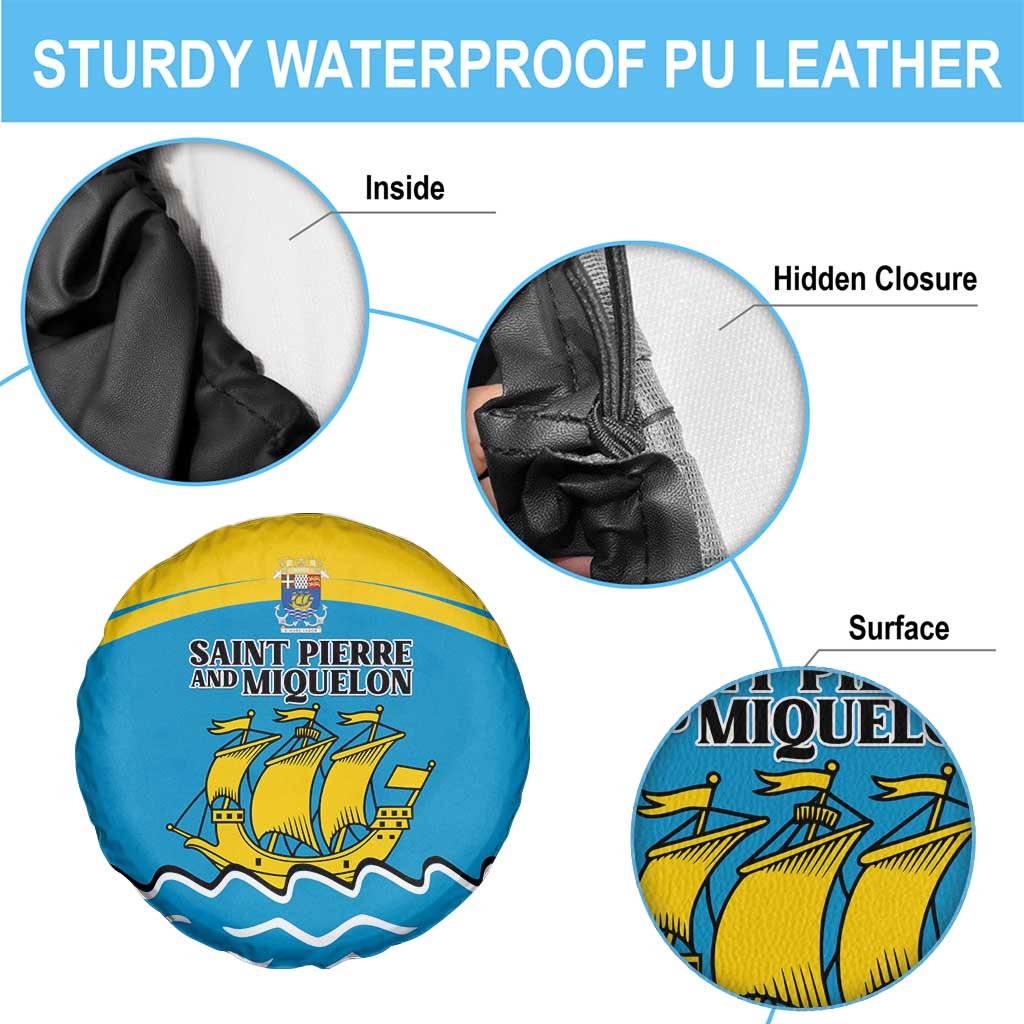 Saint Pierre and Miquelon Spare Tire Cover A Mare Labor LT01