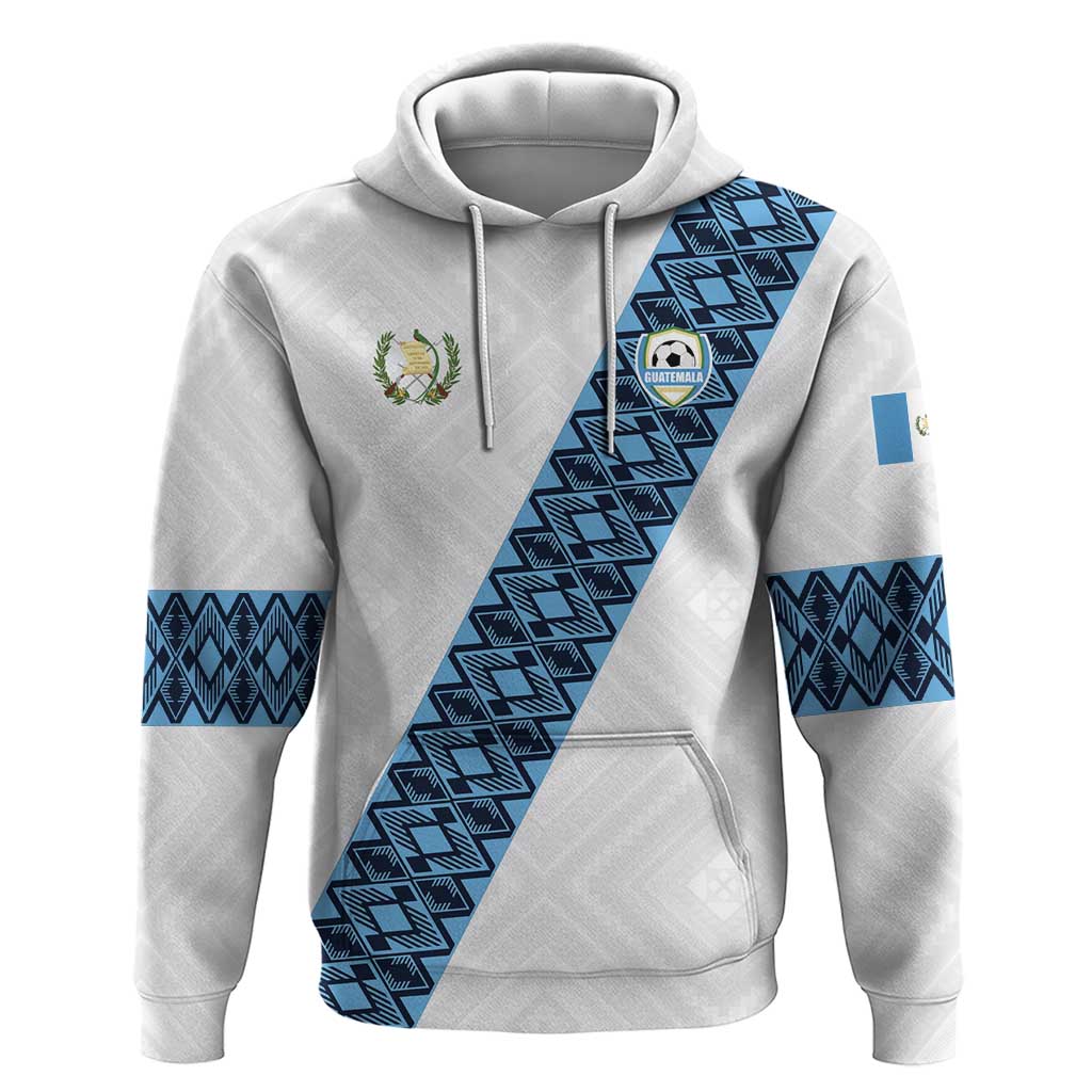 Custom Guatemala Football Hoodie La Azul y Blanco Come On LT01
