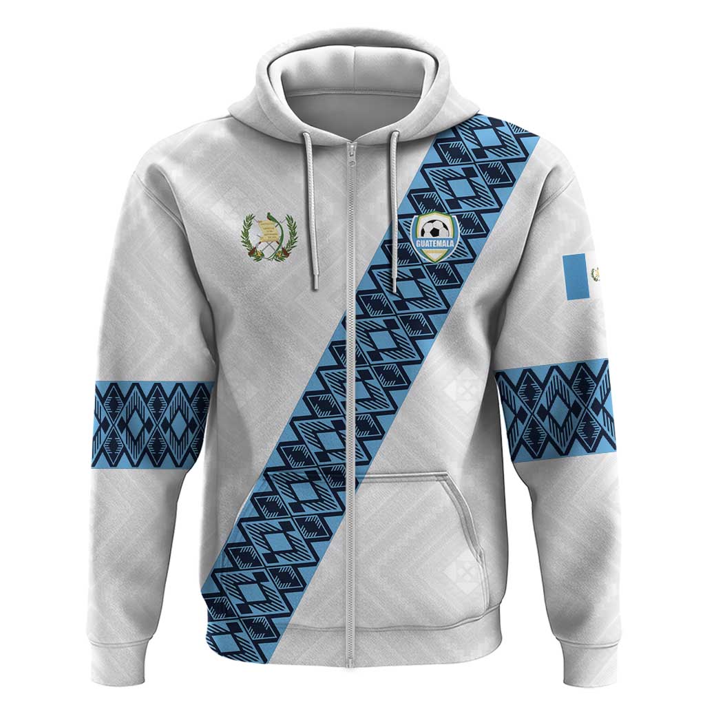 Custom Guatemala Football Hoodie La Azul y Blanco Come On LT01