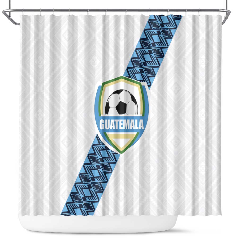 Guatemala Football Shower Curtain La Azul y Blanco Come On LT01