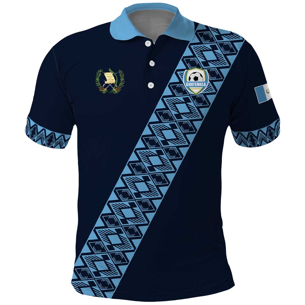 Custom Guatemala Football Polo Shirt Vamos Los Chapines LT01