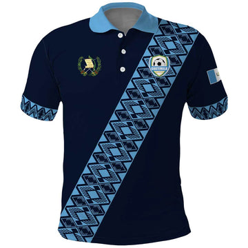 Custom Guatemala Football Polo Shirt Vamos Los Chapines LT01