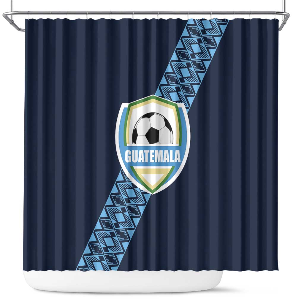Guatemala Football Shower Curtain Vamos Los Chapines LT01