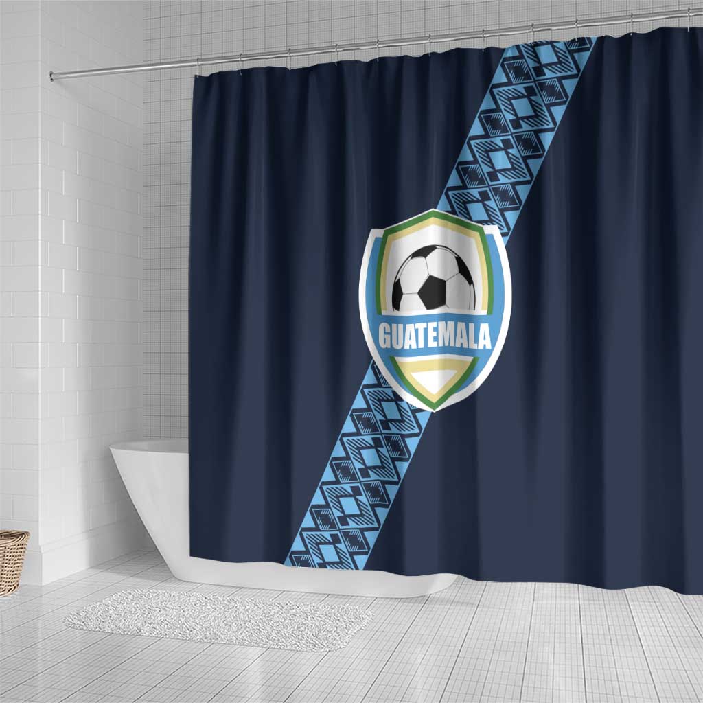 Guatemala Football Shower Curtain Vamos Los Chapines LT01