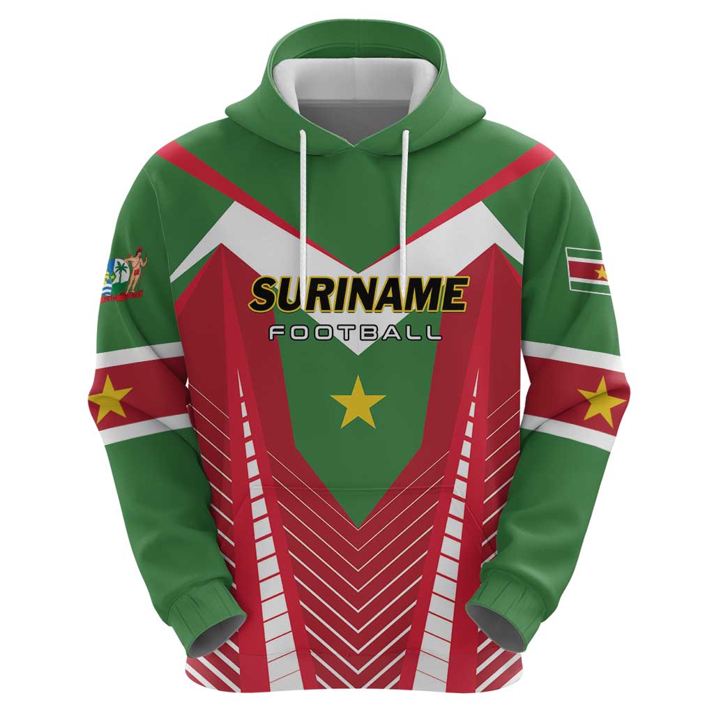 Custom Suriname Football Hoodie Go Sranankondre Fubal Pluga LT01