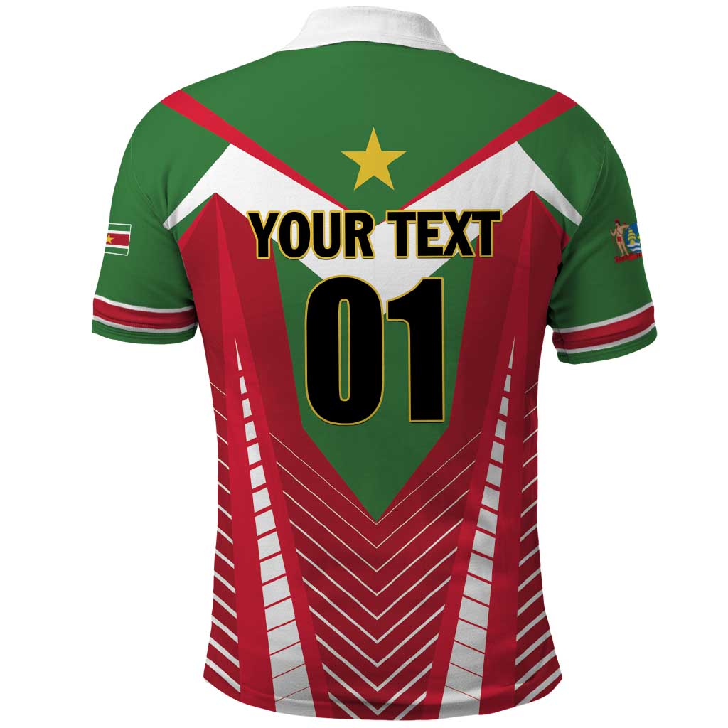 Custom Suriname Football Polo Shirt Go Sranankondre Fubal Pluga LT01