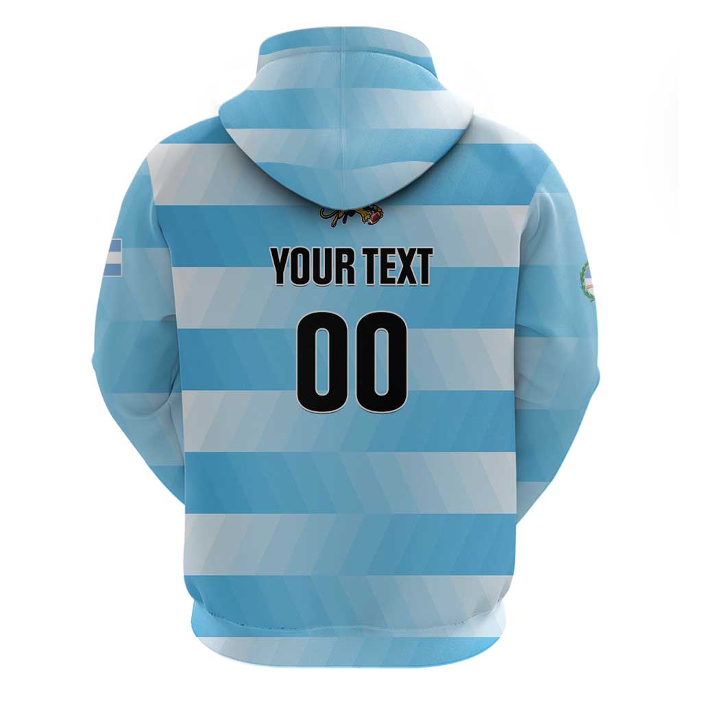 Custom Rugby Argentina Hoodie Pumitas Go Champions LT01