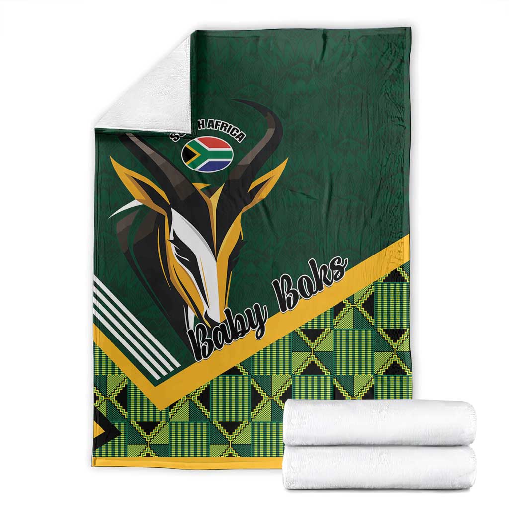 Rugby South Africa Blanket Baby Boks Go Champions LT01