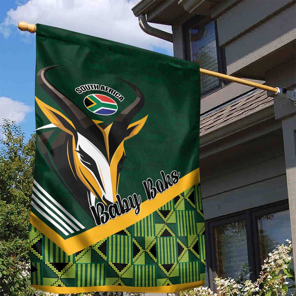 Rugby South Africa Garden Flag Baby Boks Go Champions LT01