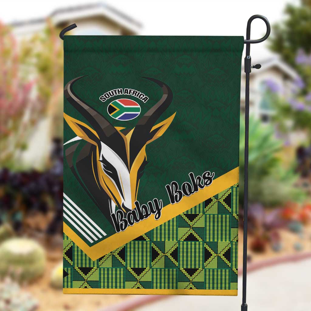 Rugby South Africa Garden Flag Baby Boks Go Champions LT01