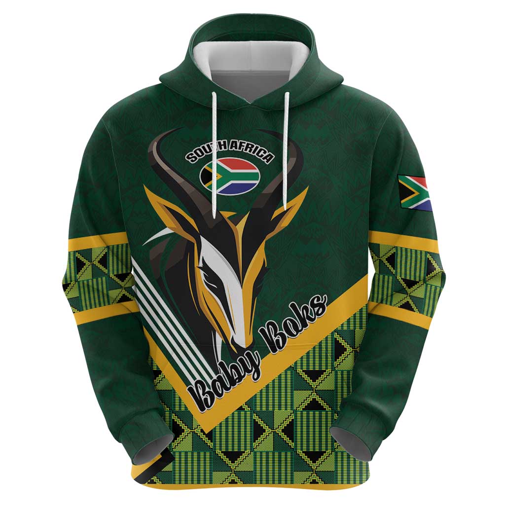 Custom Rugby South Africa Hoodie Baby Boks Go Champions LT01