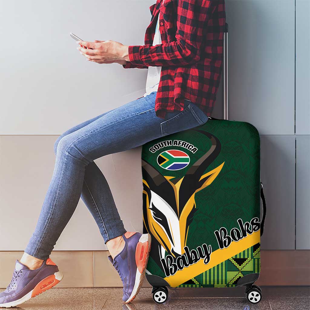 Rugby South Africa Luggage Cover Baby Boks Go Champions LT01