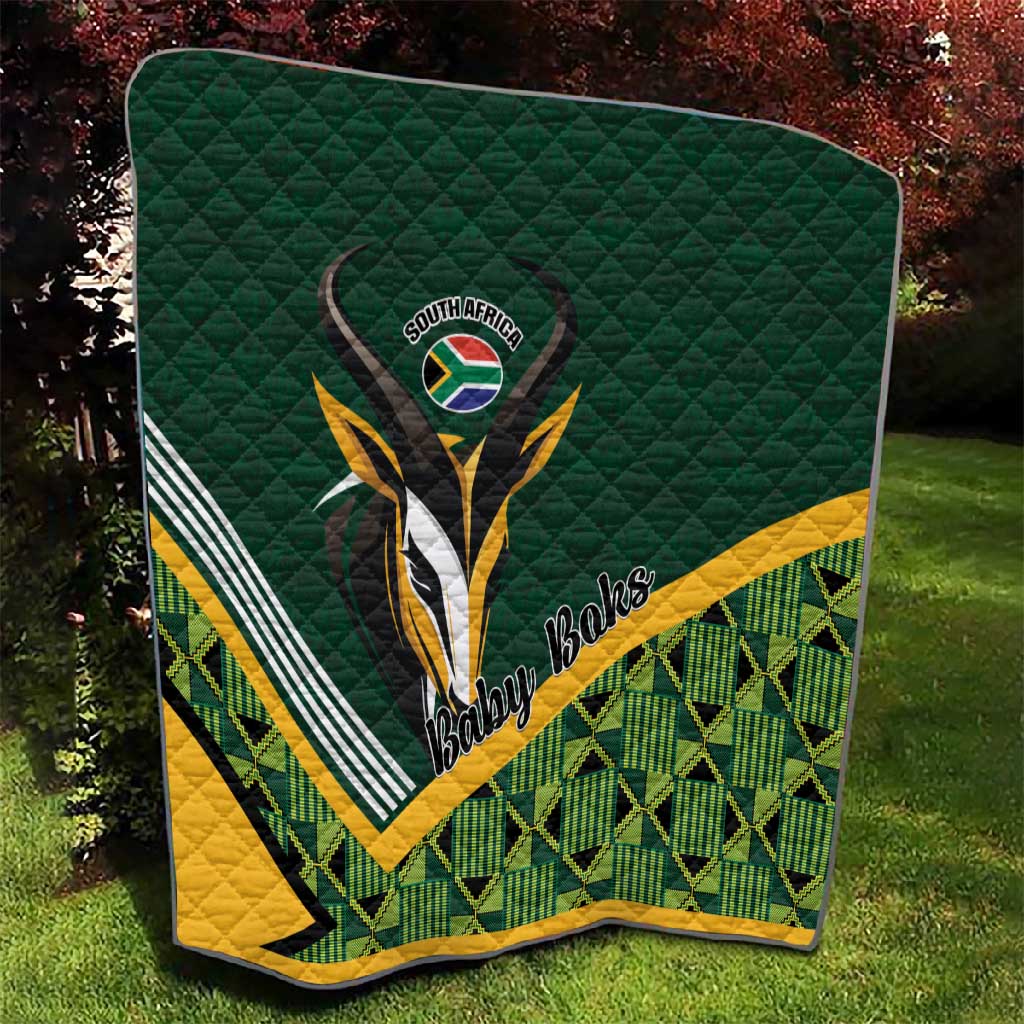 Rugby South Africa Quilt Baby Boks Go Champions LT01