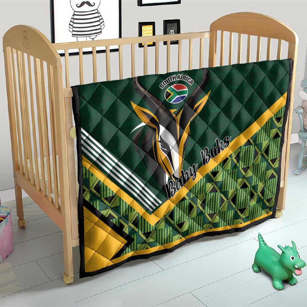 Rugby South Africa Quilt Baby Boks Go Champions LT01