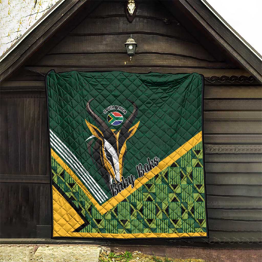 Rugby South Africa Quilt Baby Boks Go Champions LT01