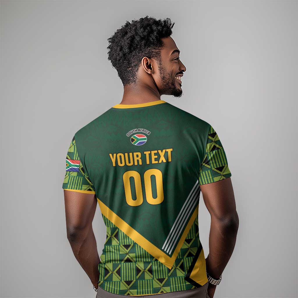 Custom Rugby South Africa T shirt Baby Boks Go Champions LT01