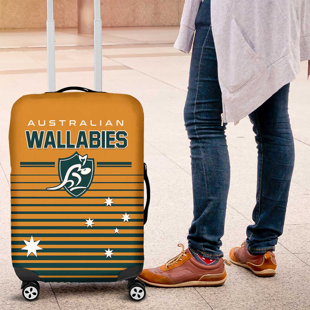Rugby Australia Luggage Cover Junior Wallabies Go Champions LT01