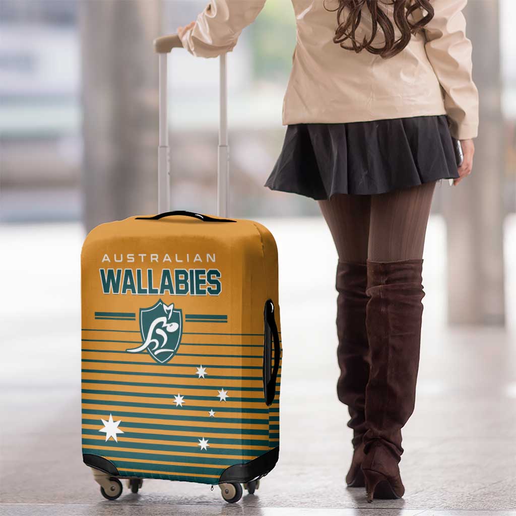 Rugby Australia Luggage Cover Junior Wallabies Go Champions LT01