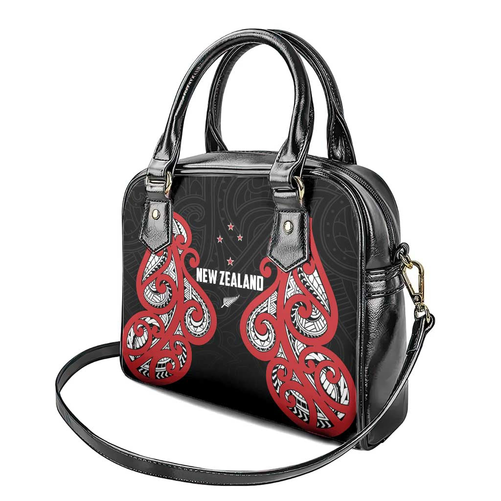 Rugby New Zealand Shoulder Handbag Baby Black Go Champions LT01
