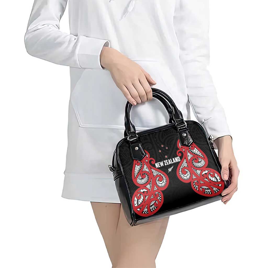 Rugby New Zealand Shoulder Handbag Baby Black Go Champions LT01