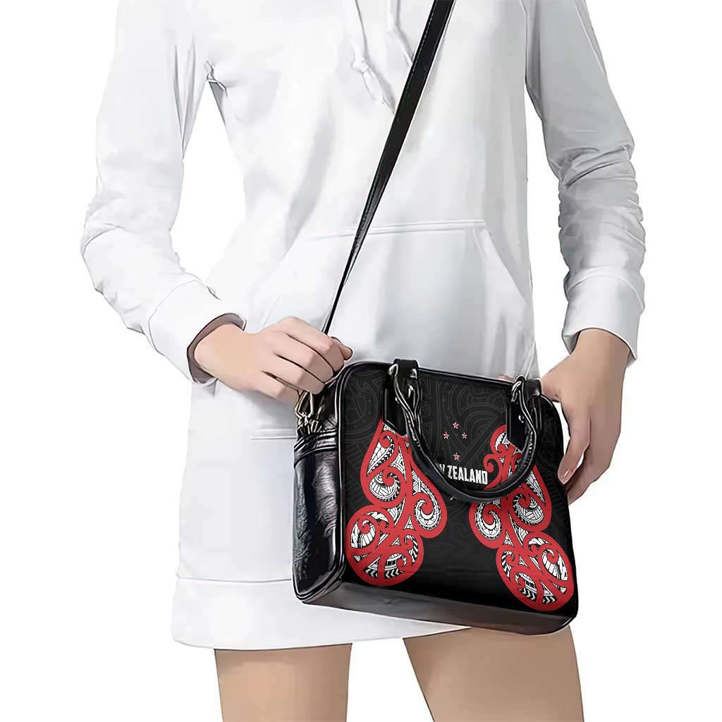 Rugby New Zealand Shoulder Handbag Baby Black Go Champions LT01