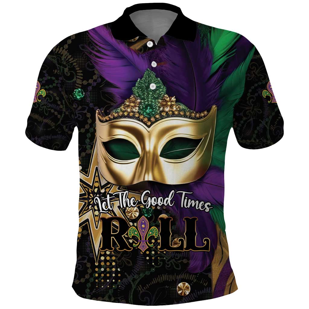 Let The Good Times Roll Mardi Gras Polo Shirt Special Version LT01