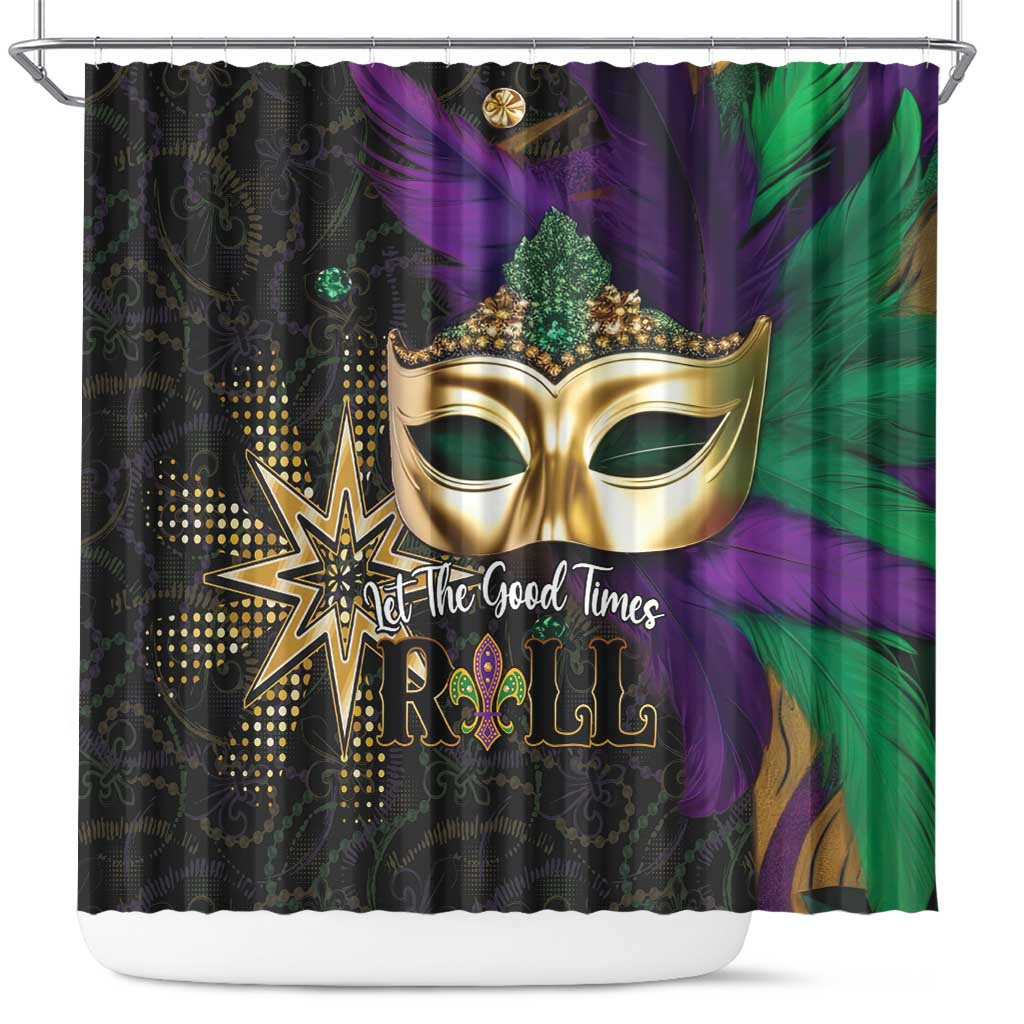Let The Good Times Roll Mardi Gras Shower Curtain Special Version LT01