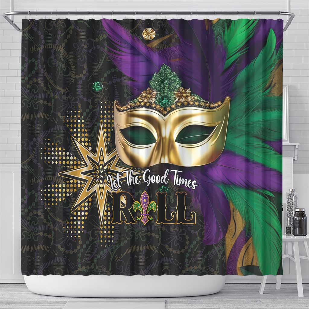 Let The Good Times Roll Mardi Gras Shower Curtain Special Version LT01