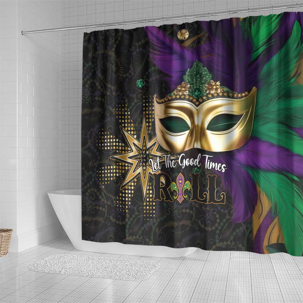 Let The Good Times Roll Mardi Gras Shower Curtain Special Version LT01