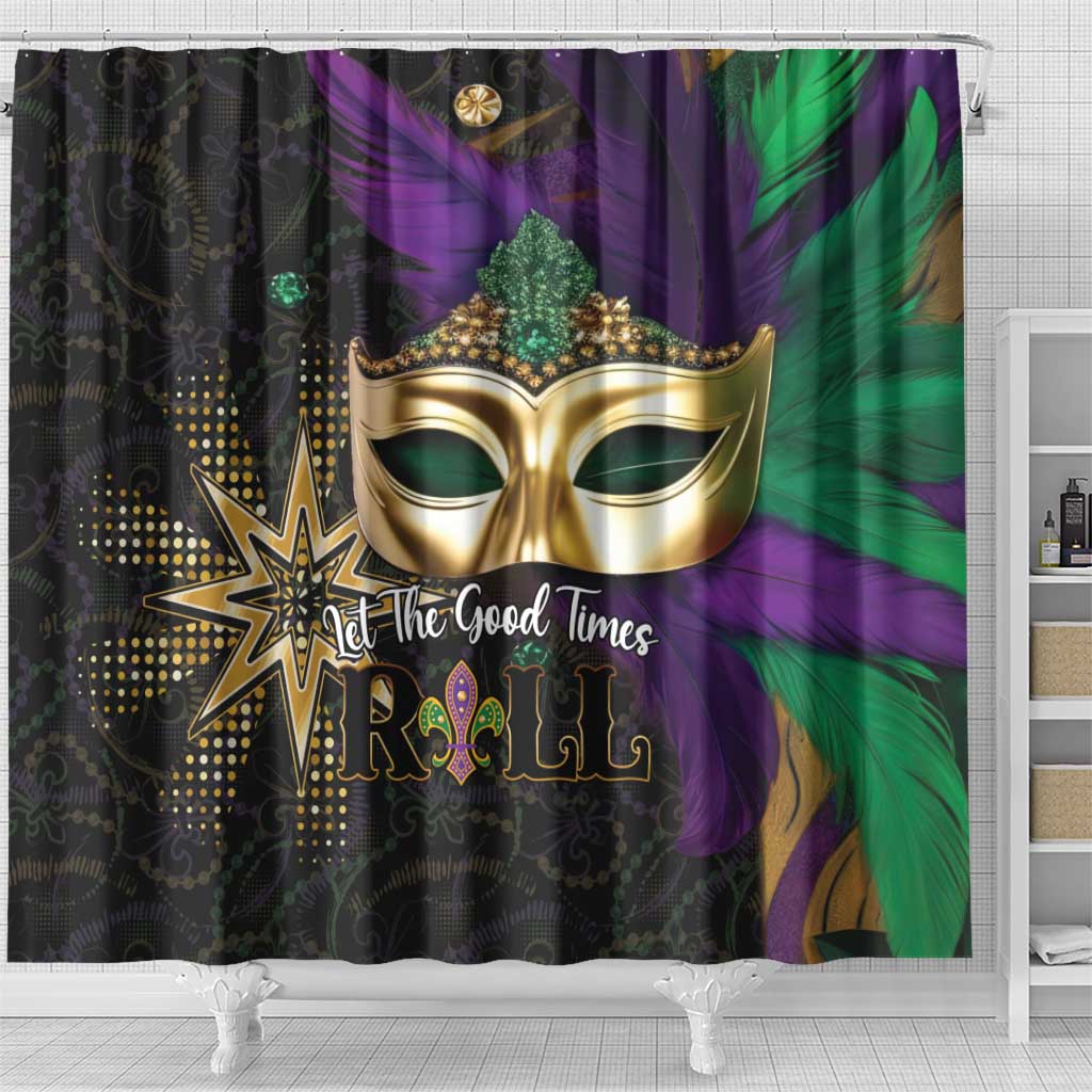 Let The Good Times Roll Mardi Gras Shower Curtain Special Version LT01
