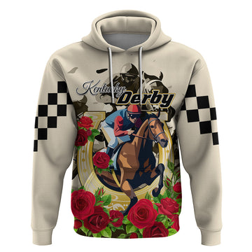 Kentucky Horse Racing Hoodie The Run for the Roses LT01