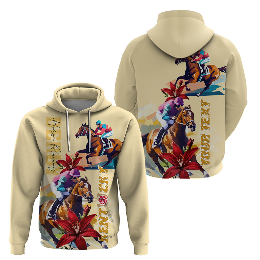 Kentucky Hoodie Horse Racing Lily Stargazer LT01