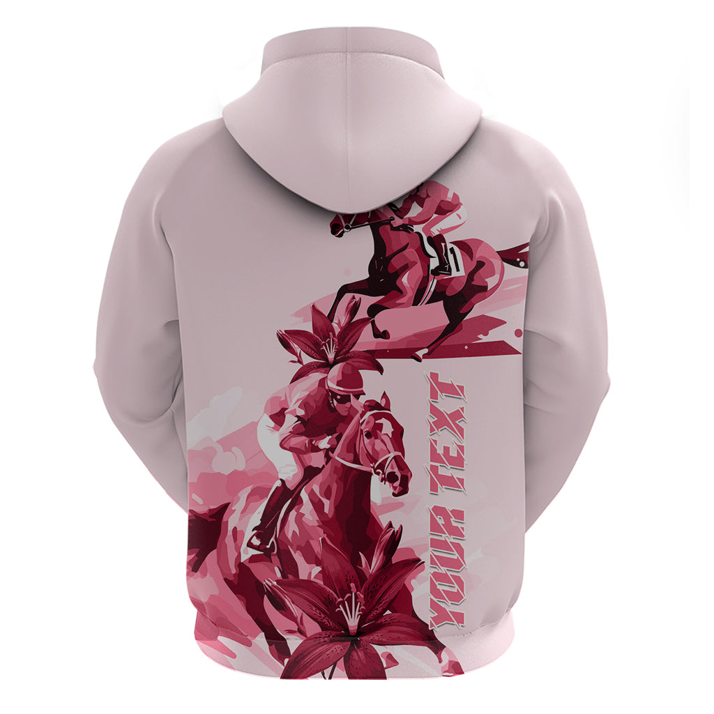 Kentucky Hoodie Horse Racing Lily Stargazer Pink Version LT01