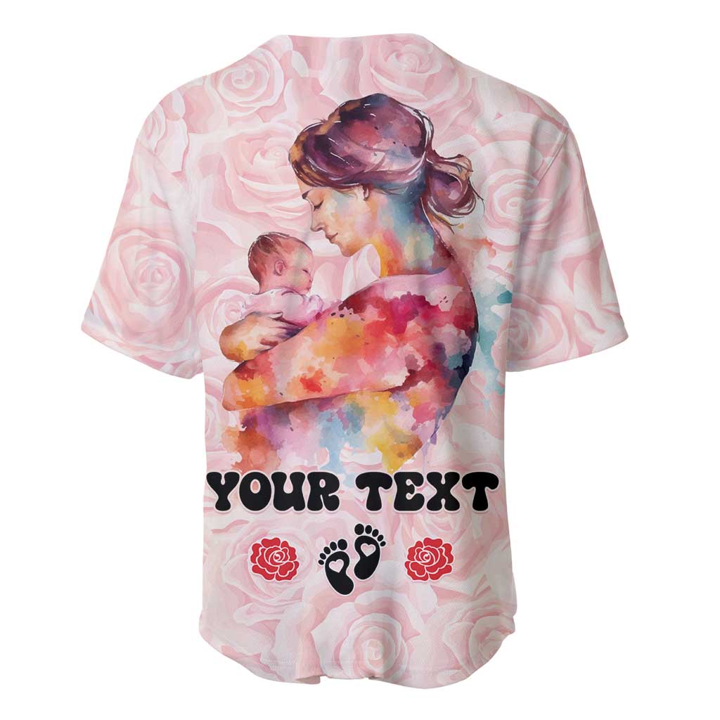 Happy Mother Day Baseball Jersey Mommy Est 2024 LT01