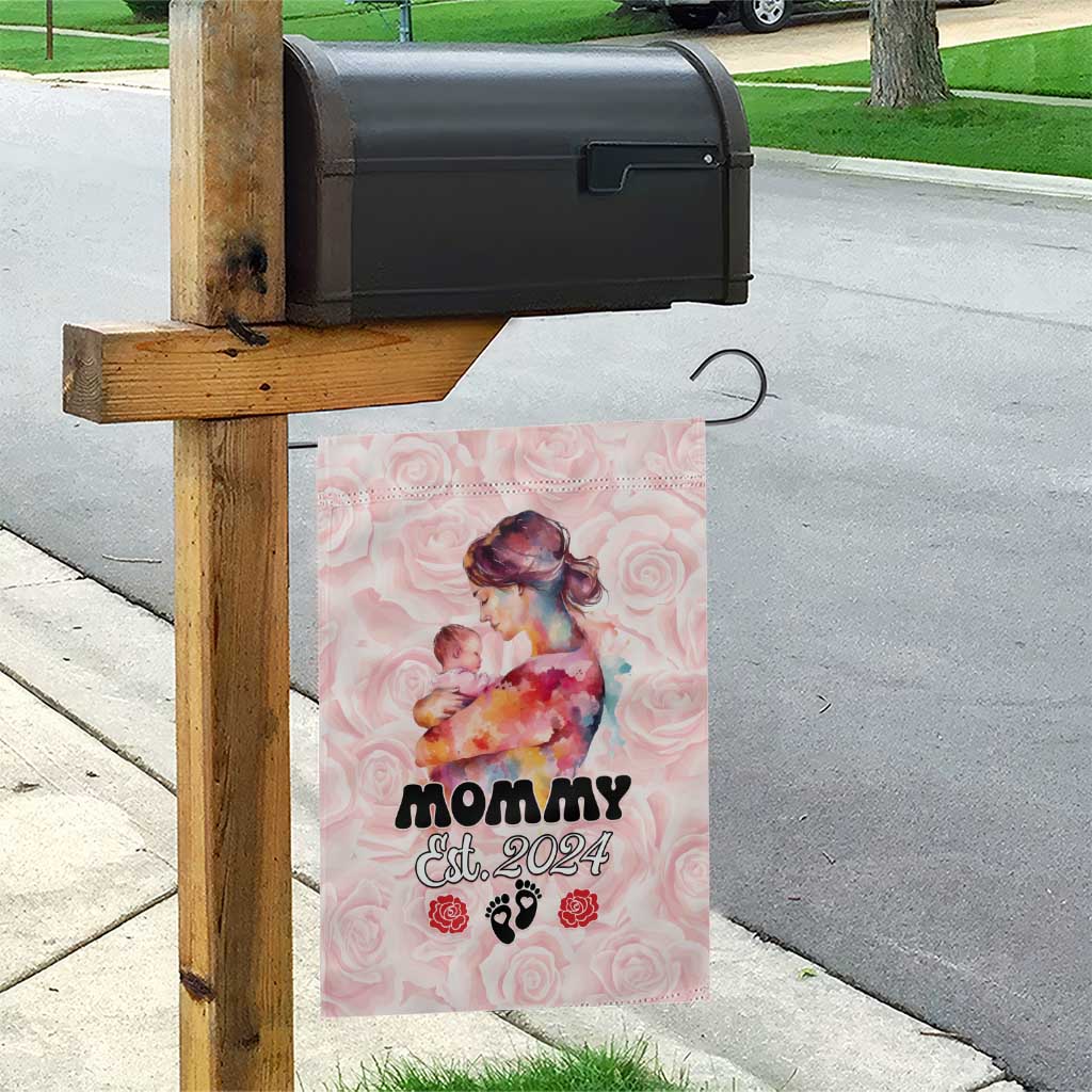 Happy Mother Day Garden Flag Mommy Est 2024 LT01