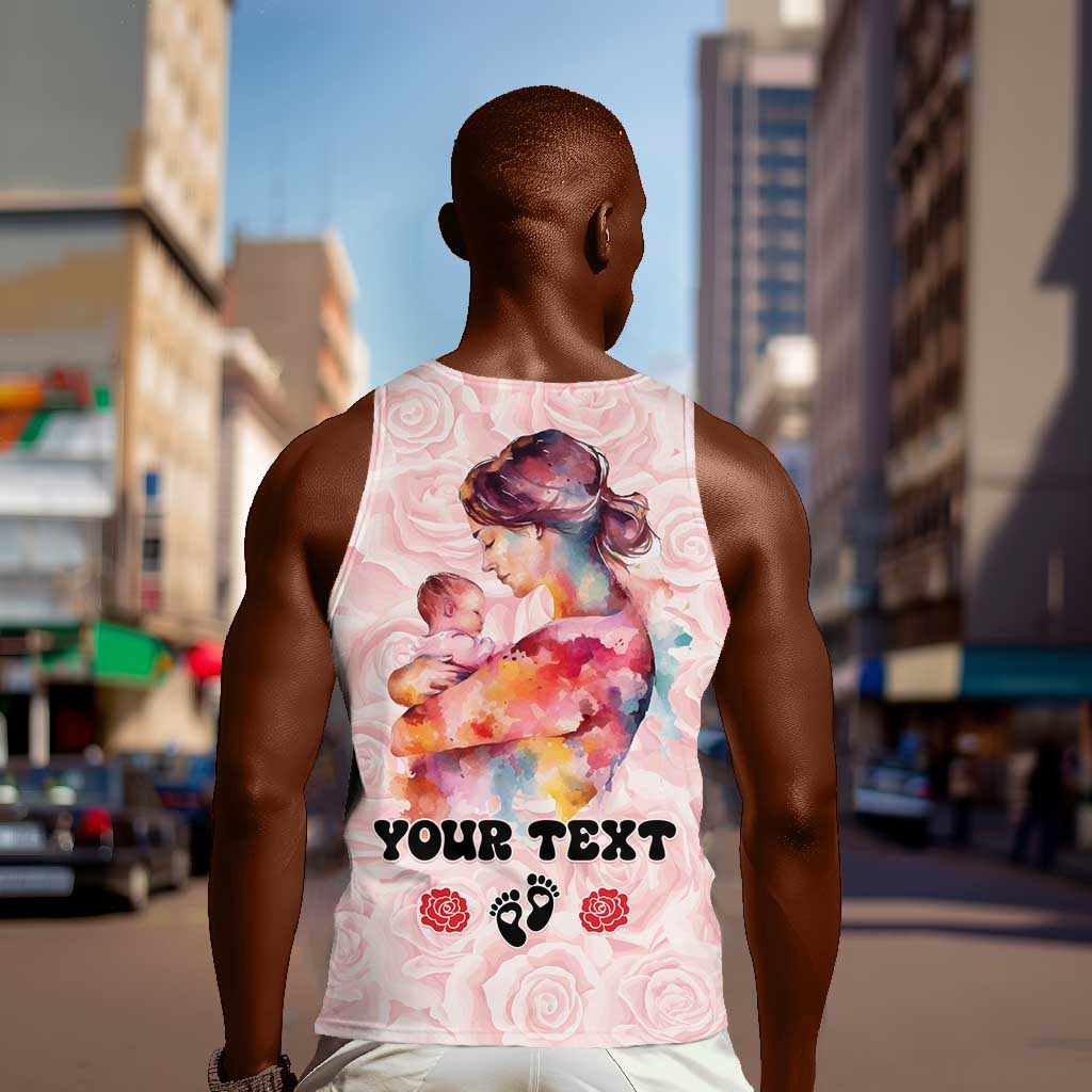 Happy Mother Day Men Tank Top Mommy Est 2024 LT01