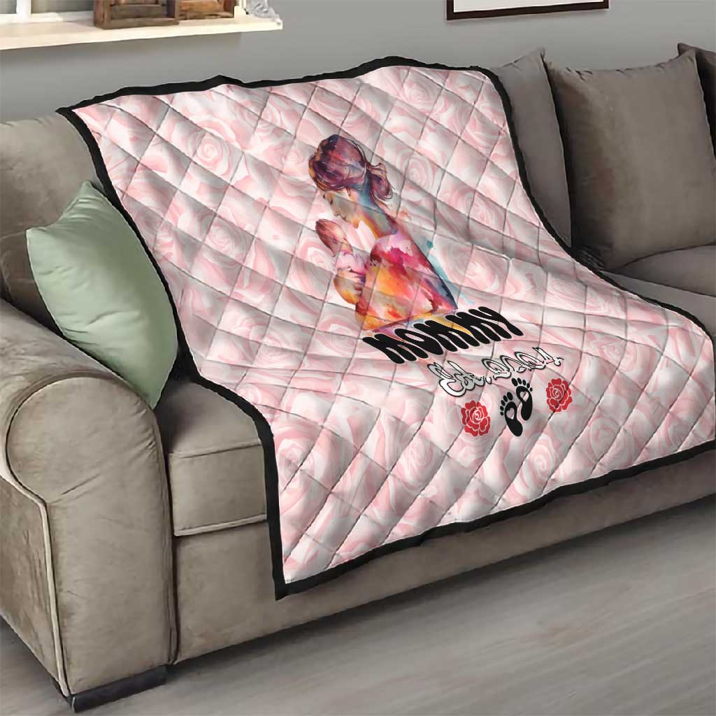 Happy Mother Day Quilt Mommy Est 2024 LT01