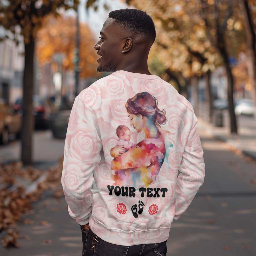 Happy Mother Day Sweatshirt Mommy Est 2024 LT01