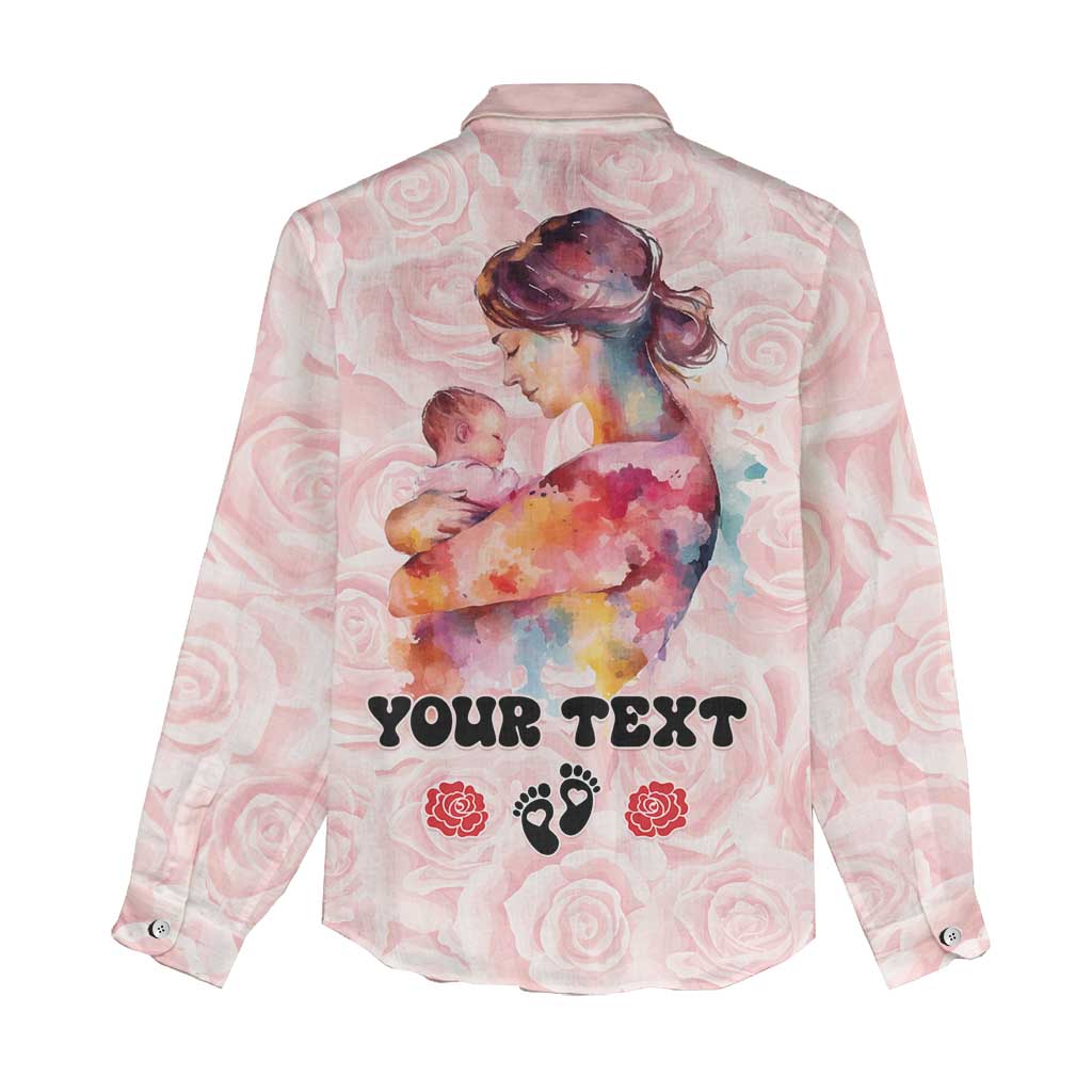 Happy Mother Day Women Casual Shirt Mommy Est 2024 LT01