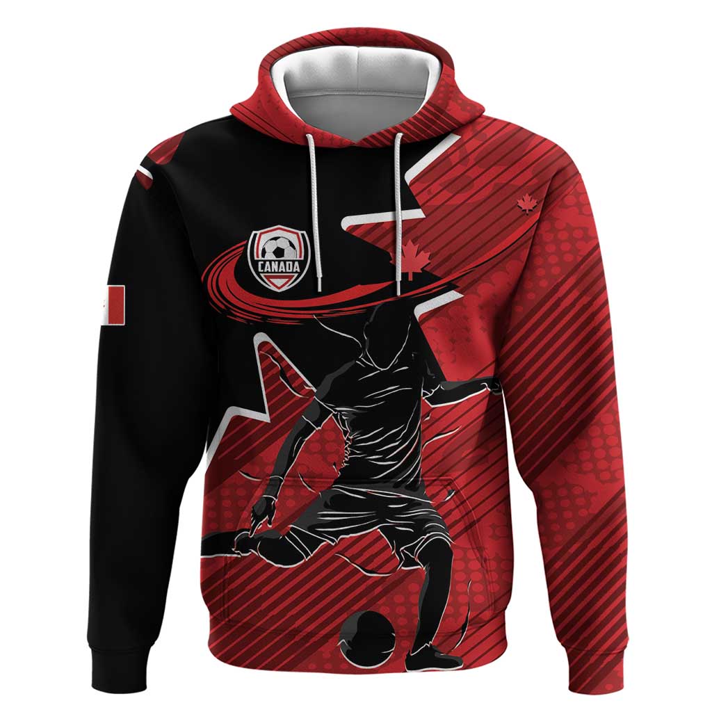 Custom Canada Soccer Hoodie Maple Leaf Together We Rise LT01