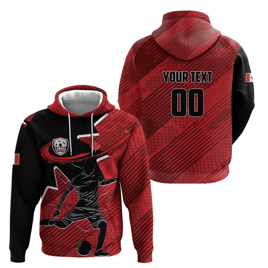 Custom Canada Soccer Hoodie Maple Leaf Together We Rise LT01