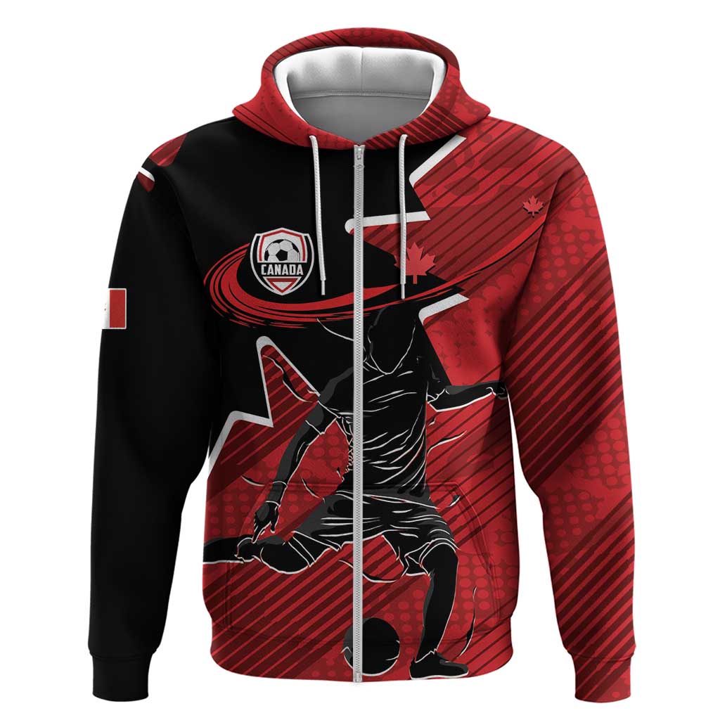 Custom Canada Soccer Hoodie Maple Leaf Together We Rise LT01
