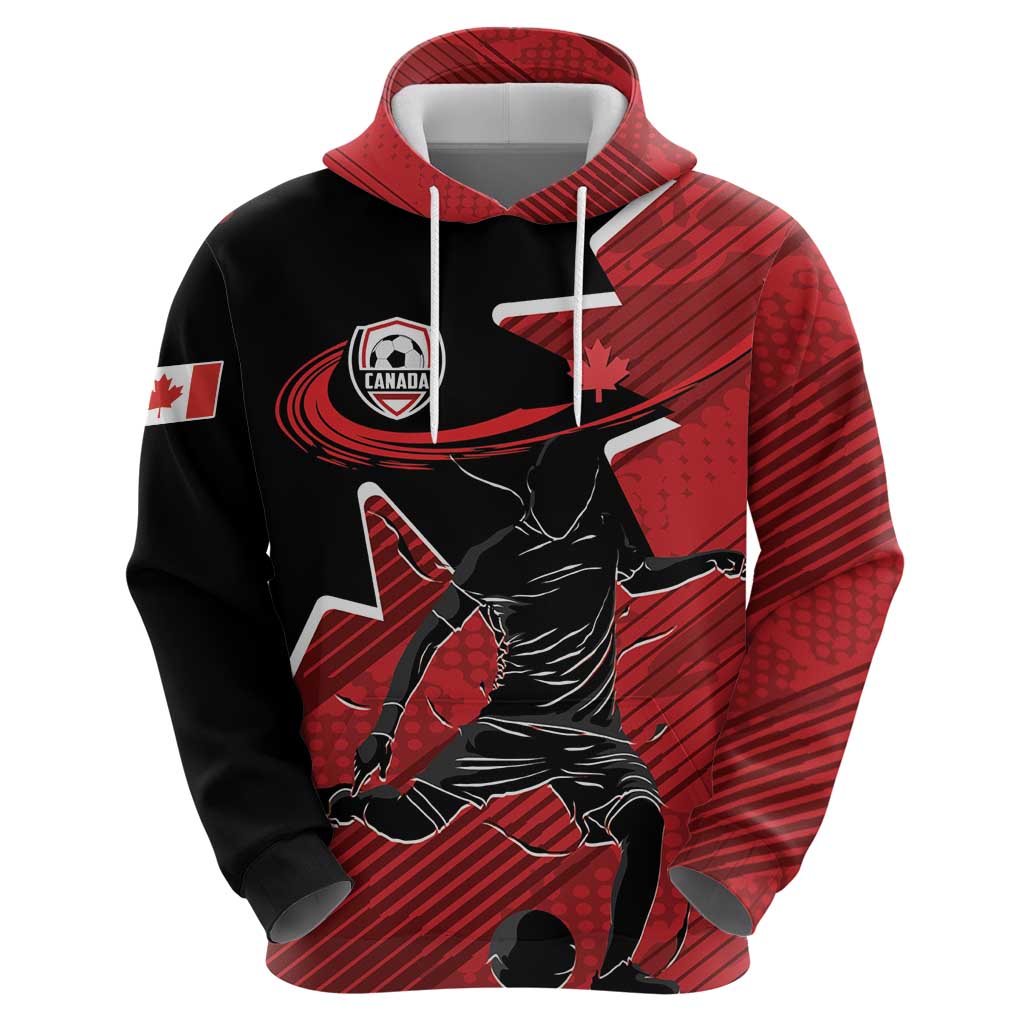 Custom Canada Soccer Hoodie Maple Leaf Together We Rise LT01