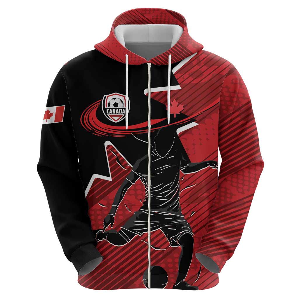Custom Canada Soccer Hoodie Maple Leaf Together We Rise LT01