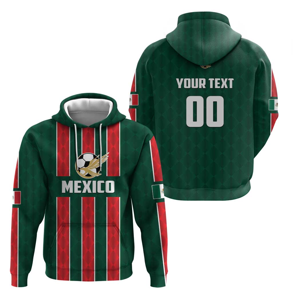 Custom Mexico Football Hoodie Siempre Con El Tri LT01