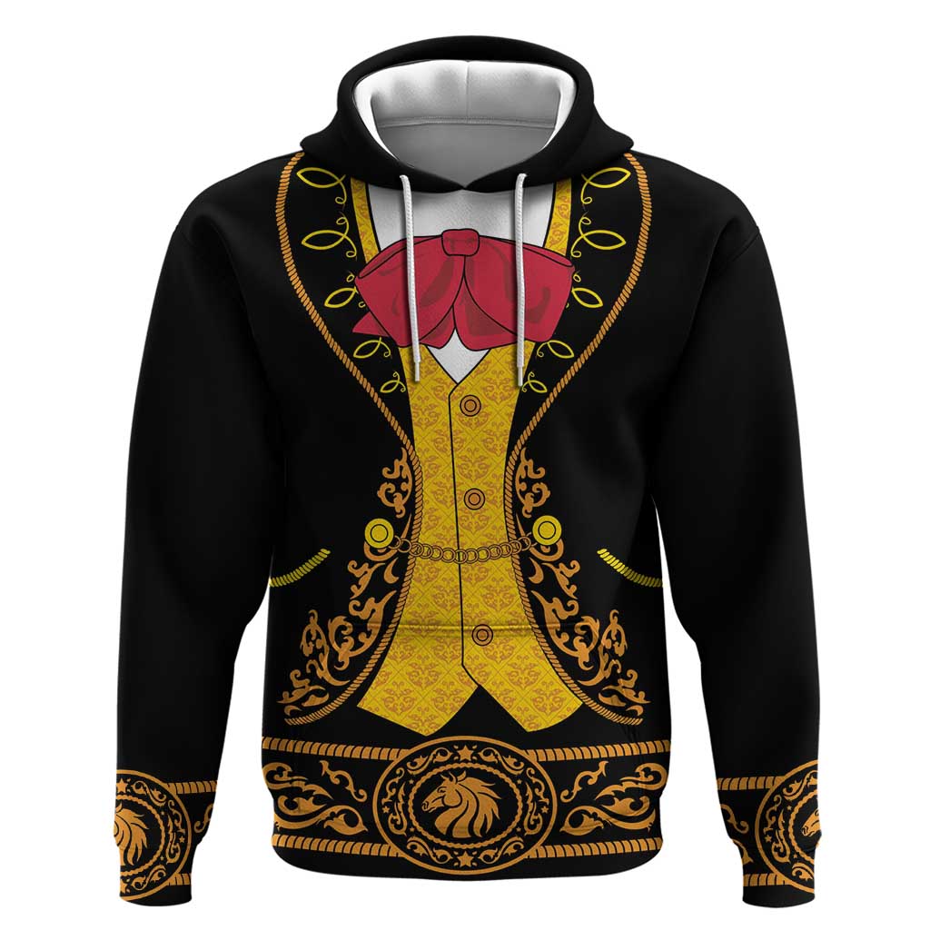 Mexican Mariachi Charro Suit Stylized Hoodie Cinco de Mayo Fiesta LT01