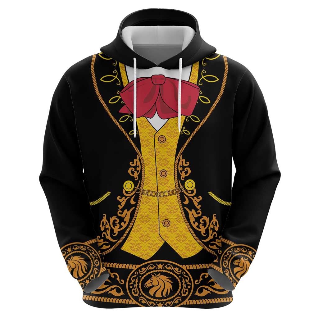 Mexican Mariachi Charro Suit Stylized Hoodie Cinco de Mayo Fiesta LT01